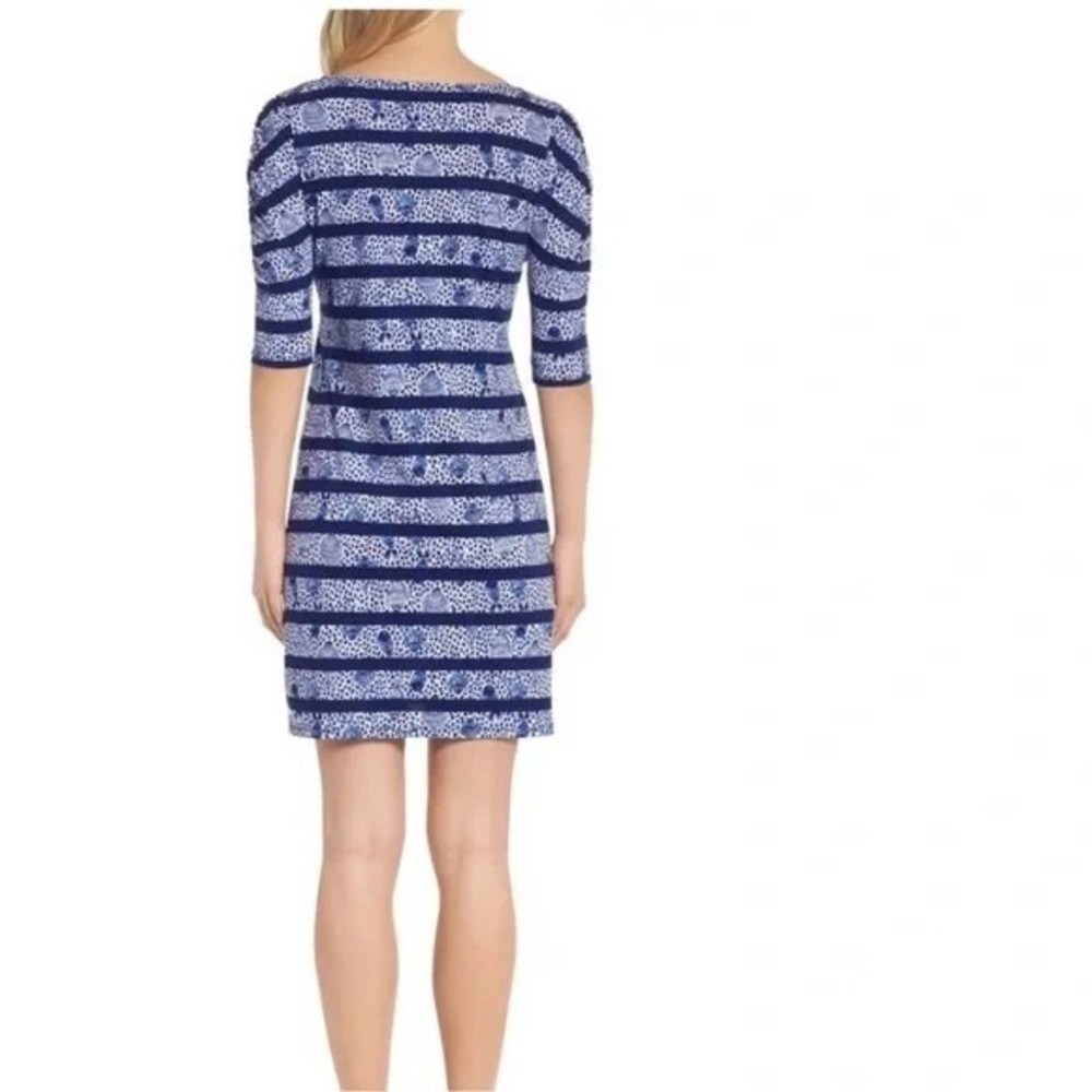 Lilly Pulitzer LaJolla Dress High Tide Heart and Sole Stripe - S NWT - Picture 3 of 12